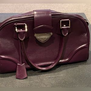 LOUIS VUITTON Epi Leather Satchel Bag